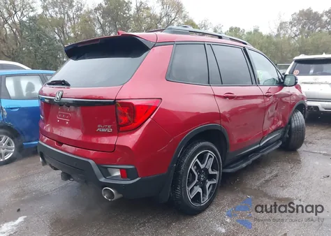 2022 Honda Passport Awd Elite из США, поврежденный, VIN 5FNYF8H06NB021271